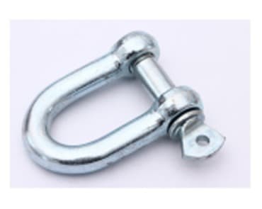 EUROPEAN D SHACKLE WITH SCREW PIN