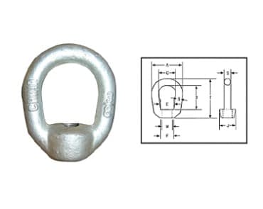 G400 EYE NUT