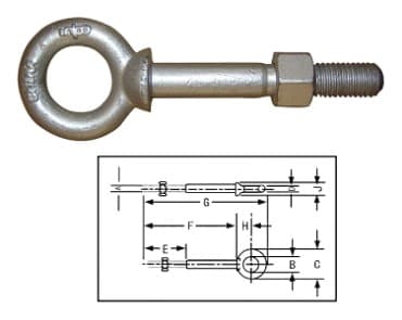 Shoulder Nut Eye Bolts G-277