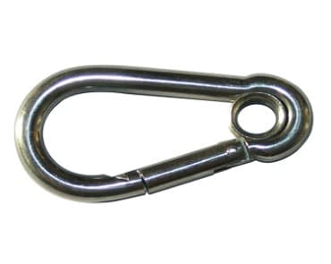 Snap hook with eyelet, ZP