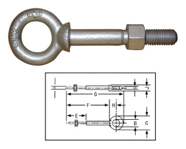 Shoulder Nut Eye Bolts G-277